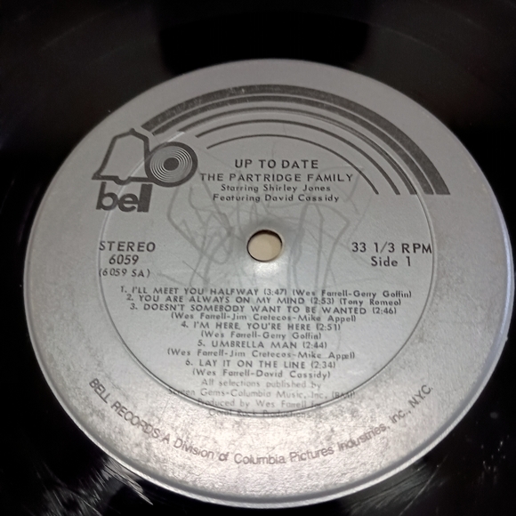 The Partridge Family 1970's "UpToDate" Vinyl Album - Picture 12 of 16